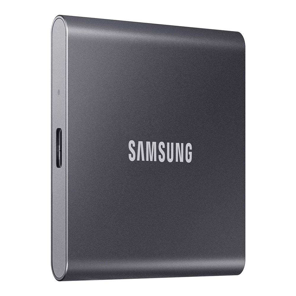 Samsung T7 Portable SSD, 1TB External Solid State Drive, Speeds Up to 1,050MB/s, USB 3.2 Gen 2, Reliable Storage for Gaming, Students, Professionals, MU-PC1T0T/AM, Gray