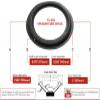 8" Foam Speaker Repair Kit, OD: 7.625", Roll OD: 6.875", Cone: 5.625", ID: 5", FSK-855 (Pair) view 3