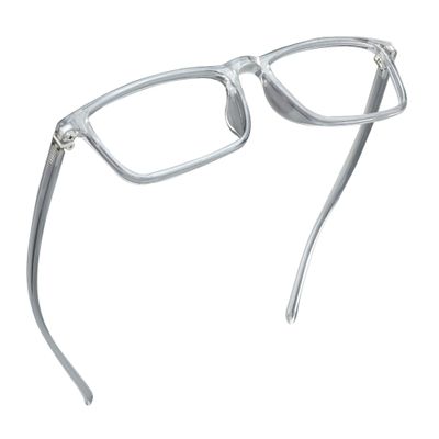 LifeArt Blue Light Blocking Glasses, Computer Reading Glasses, Gaming Glasses, TV Glasses for Women (Grey, +3.75 Magnification)