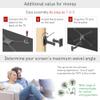 Barkan TV Wall Mount, 13-58 inch Full Motion Articulating - 4 Movement Screen Bracket, Holds up to 55lbs, Fits LED OLED LCD view 4