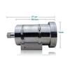 NightKing Stainless Steel Corrosion Explosion Proof 5MP 2MP PoE Security Explosion IP Camera view 2