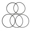 3230 Suyitai Replacement for Sony TC-WE305 Dual Deck Cassette Player 5PCS/Set Belts view 2