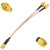 4G LTE Antenna Adapter Splitter Cable SMA Male to Dual SMA Female V-Shape Cable 15cm for 4G LTE Home Phone Router Gateway Modem MiFi Mobile Hotspot Cellular Amplifier Cell Phone Signal Booster view 1