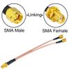 4G LTE Antenna Adapter Splitter Cable SMA Female to Dual SMA Male V-Shape Cable 15cm for 4G LTE Home Phone Router Gateway Modem MiFi Mobile Hotspot Cellular Amplifier Cell Phone Signal Booster view 3