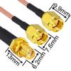 4G LTE Antenna Adapter Splitter Cable SMA Female to Dual SMA Male V-Shape Cable 15cm for 4G LTE Home Phone Router Gateway Modem MiFi Mobile Hotspot Cellular Amplifier Cell Phone Signal Booster view 4