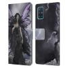 Head Case Designs Officially Licensed Nene Thomas Storm Fairy with Lightning Gothic Leather Wallet Case Compatible with Samsung Galaxy A51 (2019) view 1