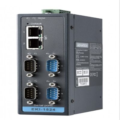 Advantech EKI-1524I, 4-Port Serial Device Server with Wide Temperature
