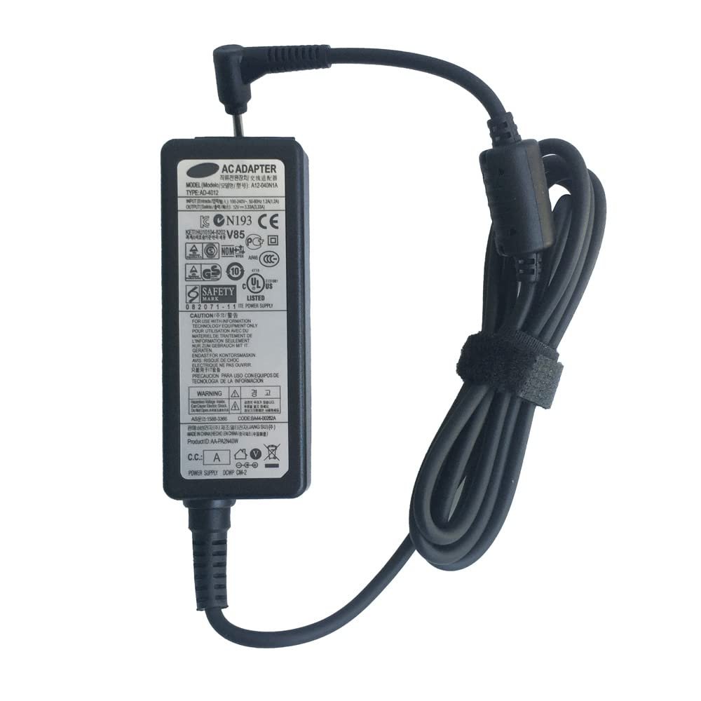 12v 3.33A Ac Dc Adatper for Samsung 11.6" ChromeBook Xe303c12,XE303C12-A01,Samsung 2 3 Xe500c12 Xe500c13 Xe303c12 Xe503c12 Xe503c32 Xe501c13 503c 303c Power Supply Charger