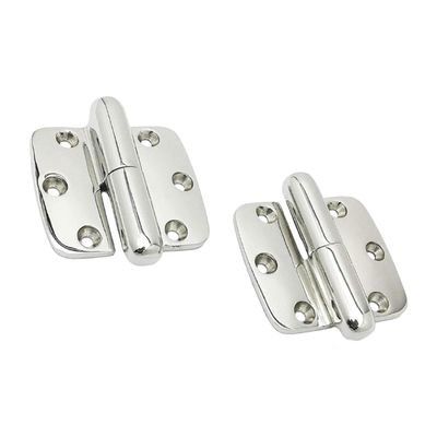 MARINE CITY 304 Grade Stainless Steel Strong and Durable Heavy Duty Corrosion Resistant Door Hinges for Boats, Yachts, Doors, Motor Boxes, RVs (3" x 3-7/16")