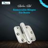 MARINE CITY 304 Grade Stainless Steel Strong and Durable Heavy Duty Corrosion Resistant Door Hinges for Boats, Yachts, Doors, Motor Boxes, RVs (3" x 3-7/16") view 2