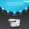 MARINE CITY 304 Grade Stainless Steel Strong and Durable Heavy Duty Corrosion Resistant Door Hinges for Boats, Yachts, Doors, Motor Boxes, RVs (3" x 3-7/16") view 4