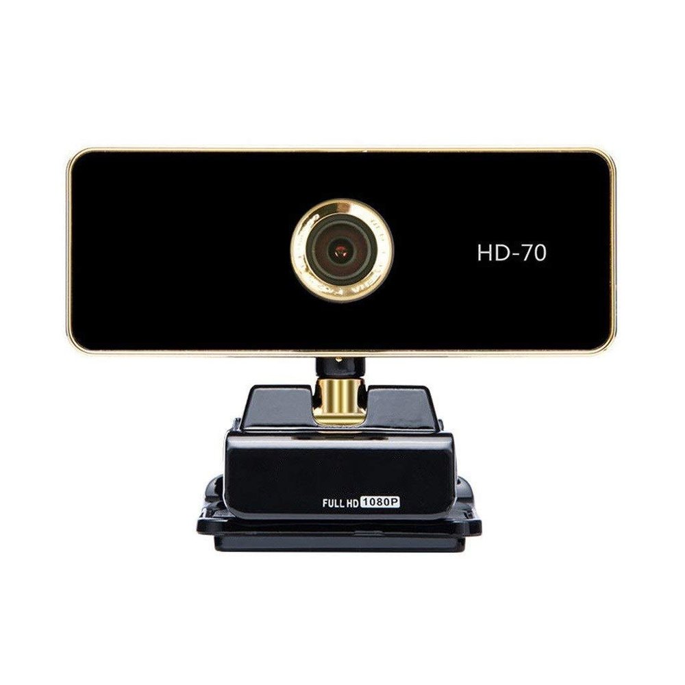 ARCH Webcam Web Camera Video with Microphone,Manual Focus,Cooling Hole for Video Net Class Teaching,Home Class Special Video Live Broadcast Equipment (Color : Black, Size : 1080P-tripod)