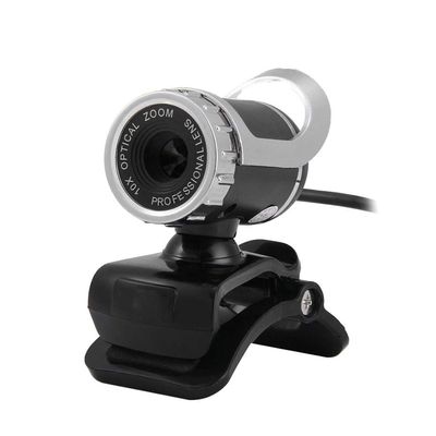 ARCH Computer HD Webcam Camera Video USB Camera Built-in Sound-Absorbing Microphone Video Teaching Live (Color : Black)