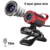 ARCH Computer HD Webcam Camera Video USB Camera Built-in Sound-Absorbing Microphone Video Teaching Live (Color : Black) view 2