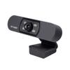 ARCH 1080P Webcam with 180  Fixing Clip,4 LED Lights,Digital Noise Reduction Microphone Computer Camera for Video Conferencing,Streaming,Video Call view 1