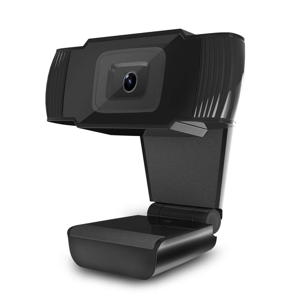 ARCH HD Computer Webcam with Microphone Desktop Rotatable Computer Camera USB Web Cam for Video Conferencing Video Chat and Streaming (Color : Black)