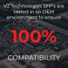 10 Gigabit Ethernet XFP 1550nm 40KM Compatible with Adtran, Equivalent to 1442940G1C, V2 Technologies Networking Transceivers view 2