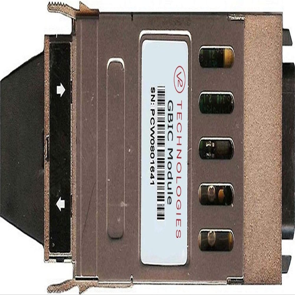 1000B-ZX GBIC SMF Compatible with Cisco, Equivalent to 15454-GBIC-ZX, V2 Technologies Networking Transceivers