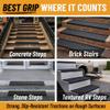 Ottomanson Bullnose Stair Treads Outdoor Dots Heavy-Duty Non-Slip Stair Mats Best Grip on Concrete, Brick & Textured Step Fastening Required for Wooden & RV Steps, Pack of 5 view 4