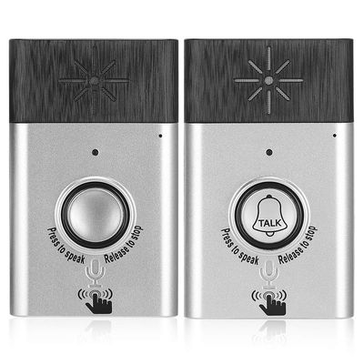 Tosuny Wireless Voice 2Way Intercom Doorbell with Builtin Speaker, Home Security Access Control System with 6 Months Long Standby time, Door Chime