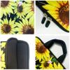 11" 11.6" 12" 12.1" 12.5" inch Laptop Carrying Bag Chromebook Case Notebook Ultrabook Bag Tablet Cover Neoprene Fit Samsung Google Acer HP DELL Lenovo Asus (11 11.6 12.1 12.2 inch, Sunflower) view 3