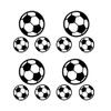 12 Footballs Wall Decal Vinyl Stickers, Removable Lovely Soccer Ball Picture Art DIY Sticker Mural for Kids Bedroom Playroom Living Room Home Window Door Decoration view 1