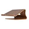 SAMDI Wood Laptop Stand for Desk,Laptop Holder Stand,Wooden Cooling Computer Holder,Suitable for Most laptops Heat Dissipation Shelf (Walnut) view 1