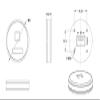 Bluetooth/Fingerprint Round Cabinet Drawer Lock view 2