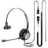 EMAIKER Cisco Landline Phone Headset One Ear Office Wired Telephone Headset with RJ9 Jack Works for Cisco CP-7841 7931G 7940 7941G 7942G 7945G 7960 7961G 7962G 7965G 7970 8841 8851 8961 etc view 1