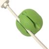 Cable Clips, Cable Management Clips, 10 pcs Silicone Adhesive Wire Cable Holder, Wire Clips Desk Cable Cord Management Organizer Wire Holder for Power Cords, Charging Cables in Office and Home (Green) view 3