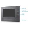 AMOCAM 4 Units Apartment Video Door Phone Kit, Video Intercom System Include 1 pcs Night Vision Camera, 4 pcs 7" LCD Monitor Wired Video Doorbell System, Support Monitoring, Unlock, Dual Way intercom view 3