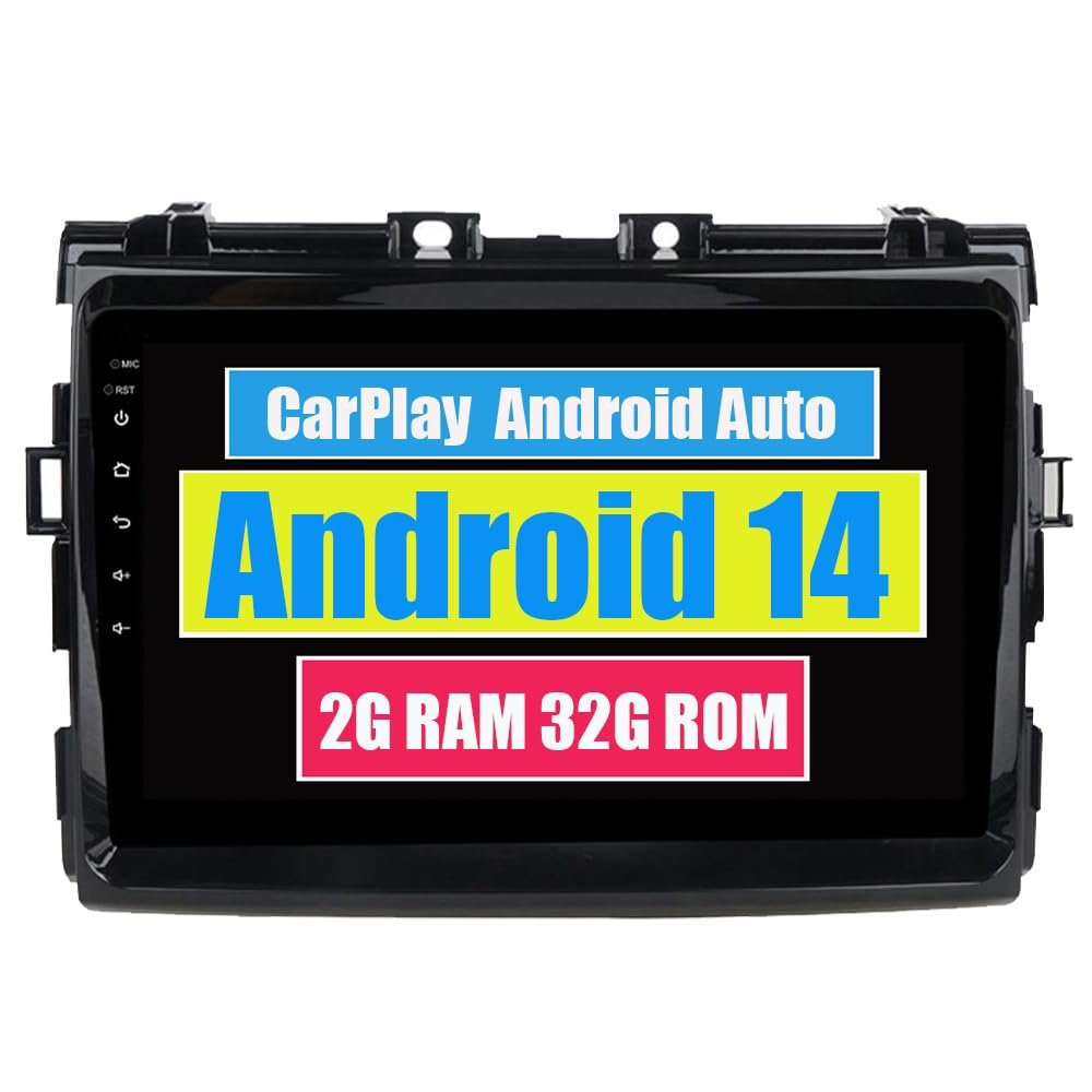 RoverOne Car Stereo Radio for Toyota Estima Previa Tarago Canarado 2006-2012 with CarPlay Android Auto DSP Multimedia Player GPS Navigation Touch Screen Bluetooth WiFi