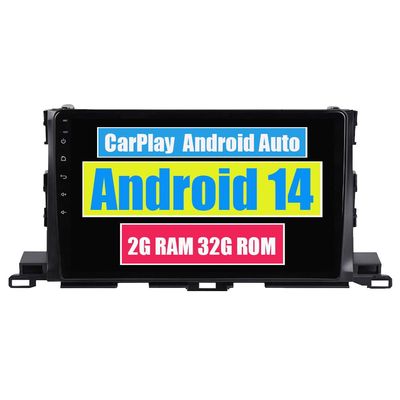 RoverOne Car Stereo Radio for Toyota Highlander 2015 2016 2017 2018 CarPlay Android Auto DSP Multimedia Player GPS Navigation Touch Screen Bluetooth WiFi