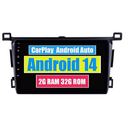 RoverOne Car Stereo Radio for Toyota RAV4 2013 2014 2015 2016 2017 with CarPlay Android Auto DSP Multimedia Player GPS Navigation Touch Screen Bluetooth WiFi