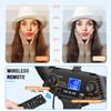 Yesker Ring Light 18" Wireless Remote LCD Screen with Tripod Stand 65W LED Ringlight Bi-Color 3200-5500K CRI95 for Portrait Live Stream Photography Tiktok Video Zoom Meeting Online Teaching view 3