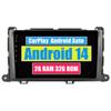 RoverOne Car Stereo Radio for Toyota Sienna 2010 2011 2012 2013 2014 with CarPlay Android Auto DSP Multimedia Player GPS Navigation Touch Screen Bluetooth WiFi view 1