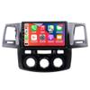 RoverOne Car Stereo Radio for Toyota Fortuner 2007-2015 CarPlay Android Auto DSP Multimedia Player GPS Navigation Touch Screen Bluetooth WiFi (Manual Air-Conditioner) view 2