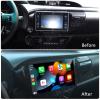 RoverOne Car Stereo Radio for Toyota Hilux 2016 2017 2018 with CarPlay Android Auto DSP Multimedia Player GPS Navigation Touch Screen Bluetooth WiFi view 3