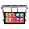 RoverOne Car Stereo Radio for Toyota Vios Yaris 2007-2013 with CarPlay Android Auto DSP Multimedia Player GPS Navigation Touch Screen Bluetooth WiFi view 2