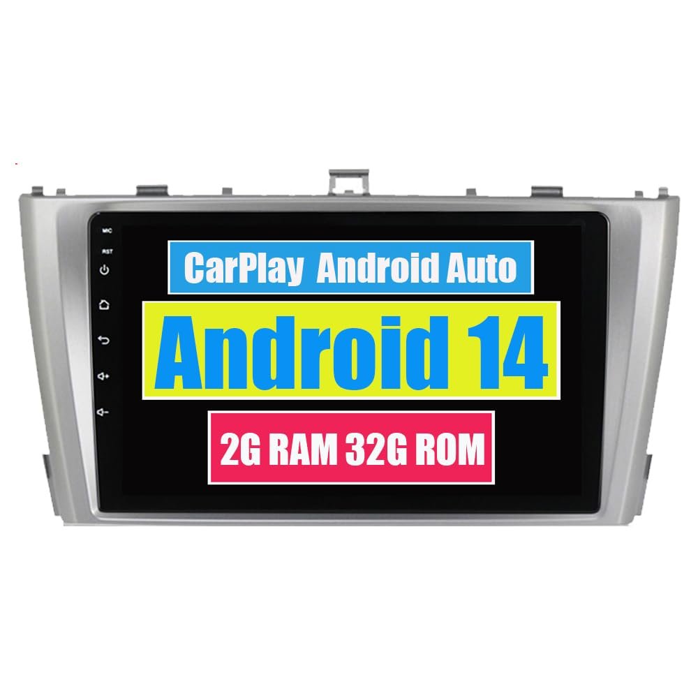 RoverOne Car Stereo Radio for Toyota Avensis 2009 2010 2011 2012 2013 with CarPlay Android Auto Multimedia Player GPS Navigation Touch Screen Bluetooth WiFi