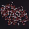 Davitu Terminals - Fashion100 Pcs Data Phone Wire Butt Splice 3 Ports UR Connectors Red Clear - (Color: Red) view 3