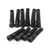 Davitu Terminals - 10pcs Waterproof M12 PG7 Cable Connectors Spiral Strain Relief Protector 95AA view 2
