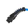 Davitu Terminals - 10pcs Waterproof M12 PG7 Cable Connectors Spiral Strain Relief Protector 95AA view 4
