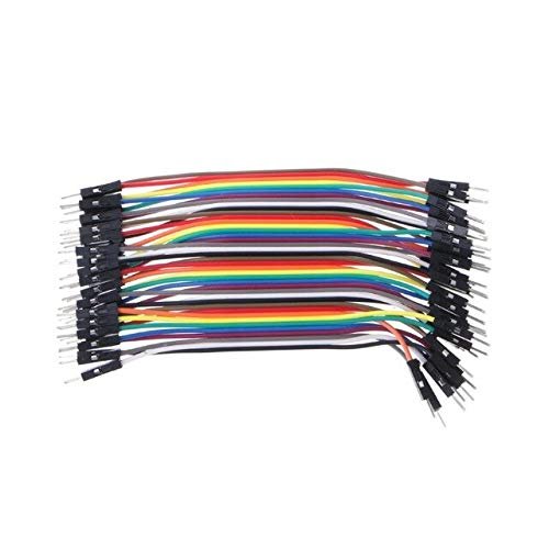 Davitu Terminals - 40Pcs Cables M-F/M-M/F-F Jumper Breadboard Wire Colorful GPIO Ribbon for DIY Kit - (Color: 10cm - C)