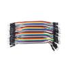 Davitu Terminals - 40Pcs Cables M-F/M-M/F-F Jumper Breadboard Wire Colorful GPIO Ribbon for DIY Kit - (Color: 10cm - C) view 1