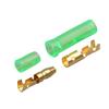 Davitu Terminals - 500sets 4.0mm Bullet male and female docking terminals can be plugged out of wires to connector rapid wiring terminals - (Color: 100sets) view 2