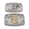 Davitu Terminals - 13A 3 Terminal In-Line Connector Case 250V Mains Electric Cable Flex Joiner For Cable Rated From 3A Up To 13A - (Color: White) view 3