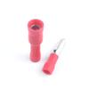 Davitu Terminals - FRD MPD1-156 Female and Male Insulated Electric Connector Crimp Bullet terminal for 0.5 to 1.5 mm 22~16 AWG Audio Wiring - (Color: Red, Pins: 10 Pairs) view 3