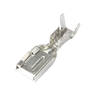 Davitu Terminals - 10pcs 4.8 Connector mother spring pin insert plug-in terminal DJ 621-4 .8 0.8 Bb3