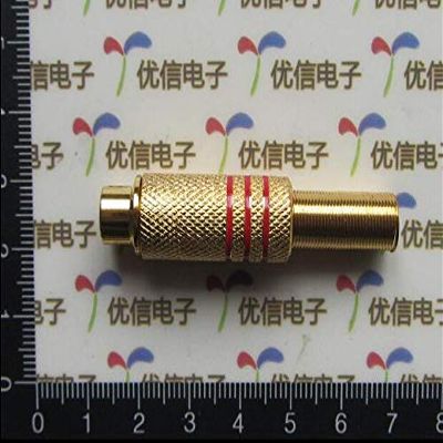 Davitu Terminals - gold plated plum blossom audio and video plug